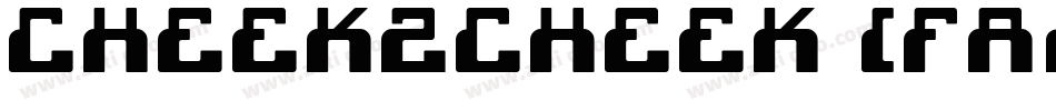 cheek2cheek (faded!) by shk.dezign字体转换